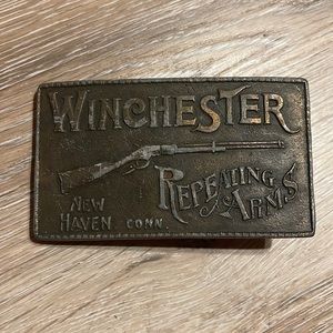 - Vintage Belt Buckle ~ Winchester Repeating Arms